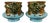 19th Century Mascaron-Decorated Earthenware Cachepots, Set of 2 For Sale