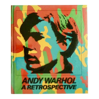 1980s Andy Warhol Retrospective, Hardcover 1st Edition Book For Sale