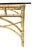 Wood Vintage 5-Piece Bamboo Glass Dining Table & Chairs For Sale - Image 7 of 14