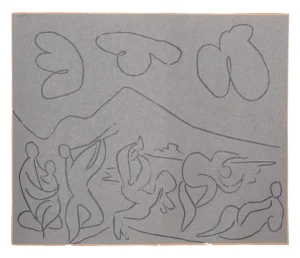 1980s "Bacchanale" (24) Linocuts After Pablo Picasso