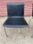 Black Jorgen Hoj for Johannes Hansen Aluminum and Leather Chairs 1962 For Sale - Image 8 of 12