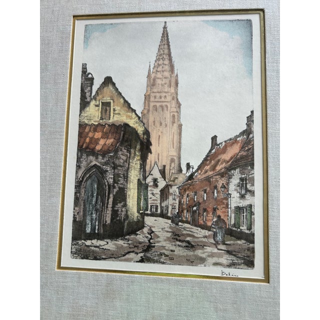 Collection of 5 Framed Limited Edition Signed Prints by Linck Sarouk For Sale - Image 13 of 14