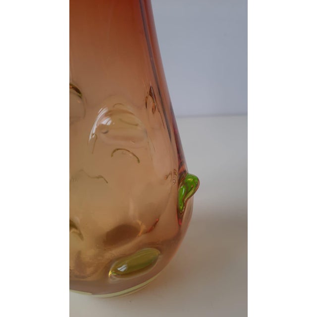 Murano Glass Vase by Flavio Poli for Seguso Vetri d'Arte, 1960s For Sale - Image 12 of 17