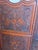 Art Nouveau Three-Panel Hand Carved Oak Screen Military or Musical Dressing Screen For Sale In San Diego - Image 6 of 13