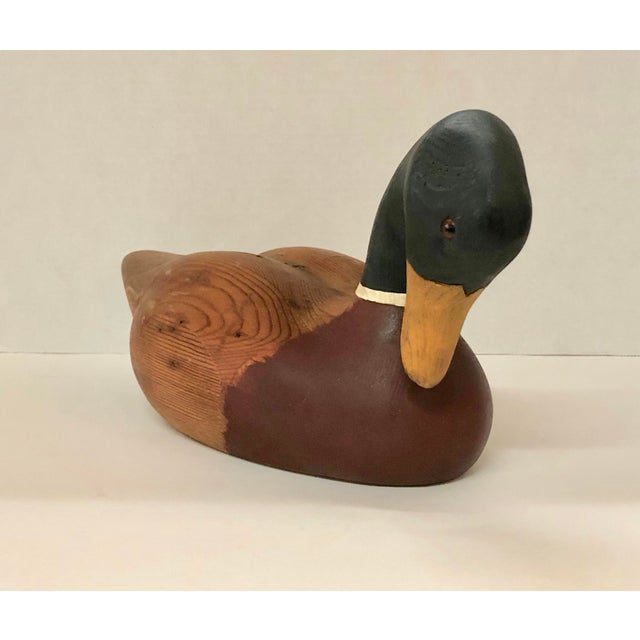 Vintage French Broad River Decoy Company Wood Decoy, Signed R