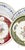 Ceramic Plates in Porcelain from Vista Alegre, Set of 4 For Sale - Image 7 of 8