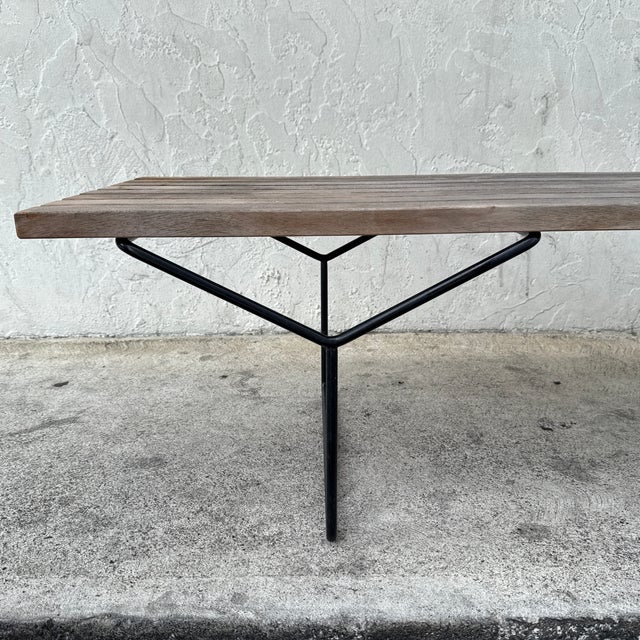 Harry Bertoia for Knoll International Bench, Model 400 For Sale - Image 9 of 12