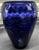 Glass Hand Blown Vintage UltraMarine Fine Glass Vase For Sale - Image 7 of 7