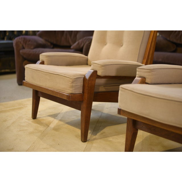 1960s Lounge Chairs by Guillerme and Chambron for Votre Maison, 1960s, Set of 2 For Sale - Image 5 of 15