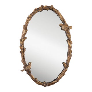 Birds on a Branch Mirror For Sale