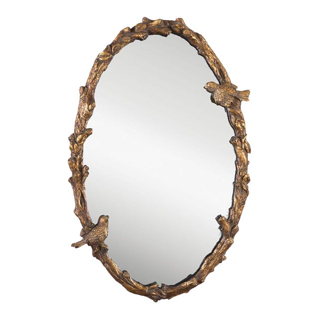 Birds on a Branch Mirror For Sale