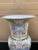 Late 20th Century Late 20th-Century Chinoiserie Blue, White and Gold Porcelain Vase For Sale - Image 5 of 10