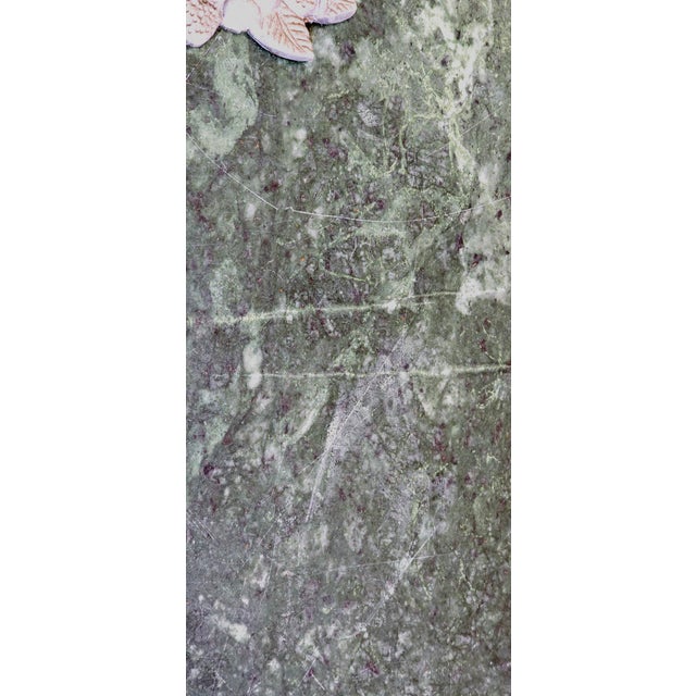 Vintage Seagull Pewter & Green Marble Charcuterie Board For Sale - Image 15 of 18
