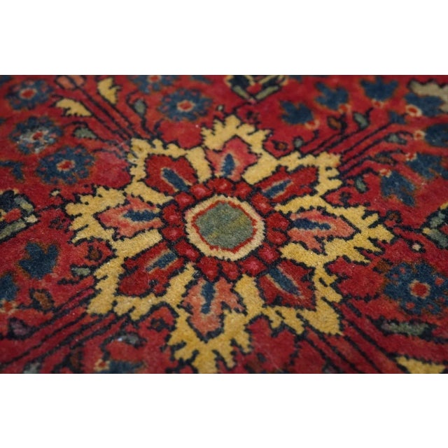 Antique Sarouk Rug 1'11'' x 2'4'' For Sale - Image 11 of 12