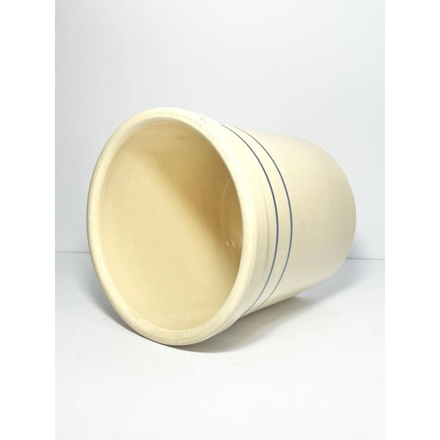 Ceramic 1960s Vintage Marshall Pottery One Gallon Stoneware Fermenting Crock For Sale - Image 7 of 8