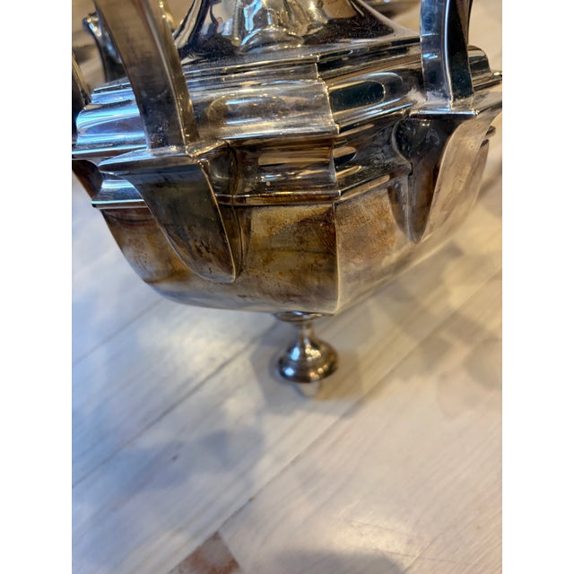 Traditional Early 20th Century Six-Arm Sterling Silver Chandelier For Sale - Image 3 of 7