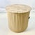 Vintage Neoclassical Roman Contemporary Century Furniture Drum Marble Top Side Table For Sale - Image 12 of 16