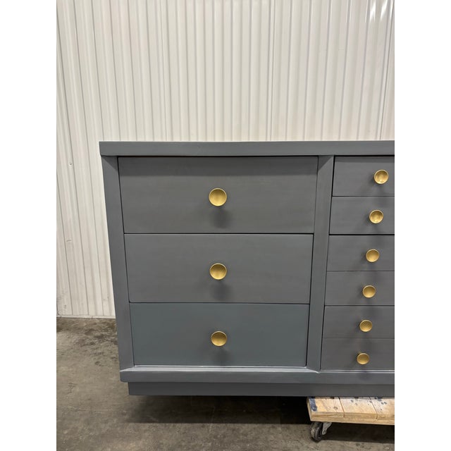 Wood Vintage Mahogany MCM Dresser For Sale - Image 7 of 12