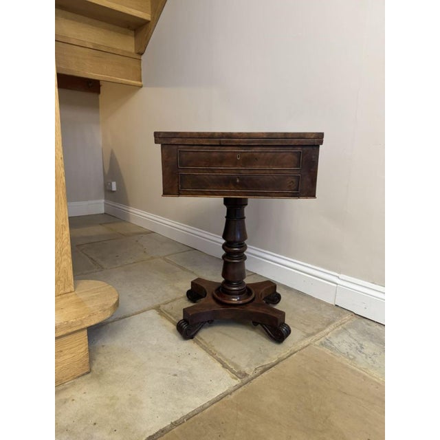 Antique Victorian Mahogany Freestanding Games Table, 1860 For Sale - Image 10 of 10