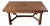 A. Brandt Ranch Oak Trestle Extendable Dining Table For Sale