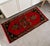 Hand Knotted Small Turkish Rug. Organic Wool 1960's Entryway Decor DoorMat, Accent Rug - 22'' X 44'' For Sale - Image 4 of 12