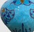 Turquoise Handcrafted Lapis & Turquoise Vase With Arabic Calligraphy For Sale - Image 8 of 8