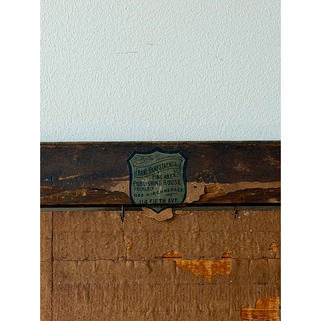 Antique Heinrich Hofmann “Christ” Religious Print in Gilt Faux Bois Frame, C. 1895 For Sale - Image 13 of 13