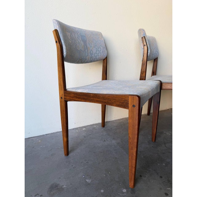 Set of 6 Danish Rosewood Dining Chairs by Bramin - Vintage Scandinavian Modern Upholstered Chairs 1960s For Sale - Image 10 of 10