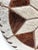 Brown Vintage Patchwork Cowhide Trivet or Placemat, Southwest Western Star Motif Table Accent, Round For Sale - Image 8 of 8