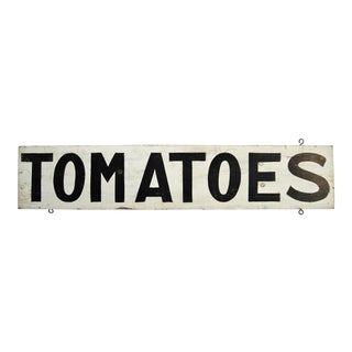 Vintage Farm Stand Tomatoes Sign For Sale