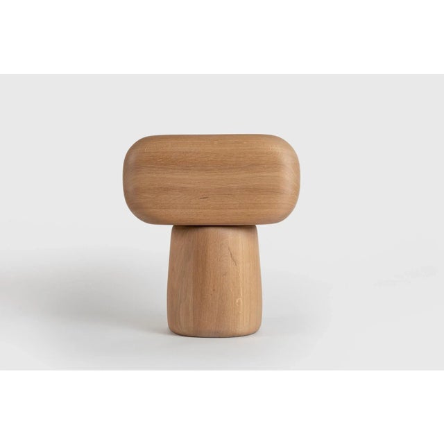 Contemporary Hughes Stool by Moure Studio For Sale - Image 3 of 11