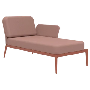Cover Salmon Left Chaise Lounge by Mowee