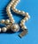 Napier Vintage Mid Century Glass Faux Pearl Necklace With Filigree Box Clasp For Sale - Image 4 of 12