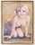 Oil on Unalit hardboard, with a wooden, partially gilded frame Signed, but difficult to read Likely a Swedish painter