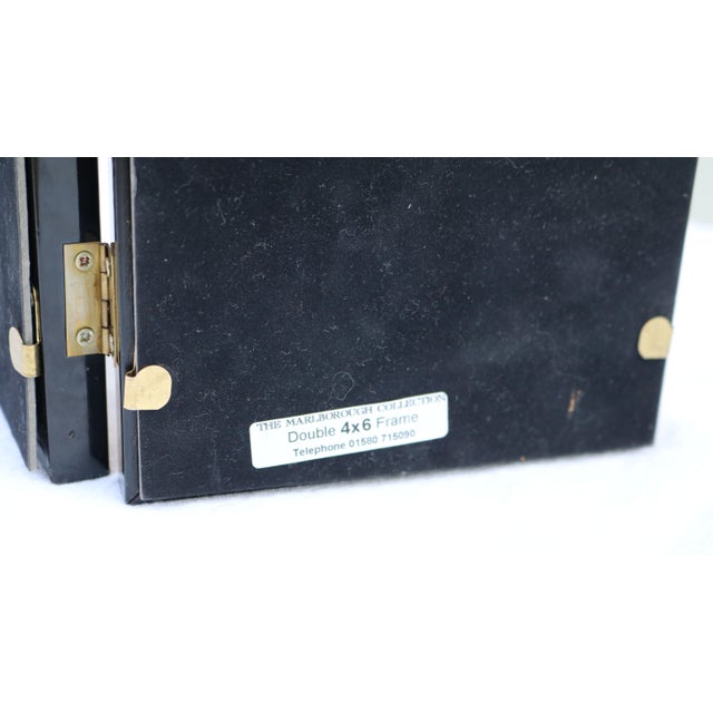 Wood English Burlwood Picture Frame Double 4 X 6 for Balzac For Sale - Image 7 of 12