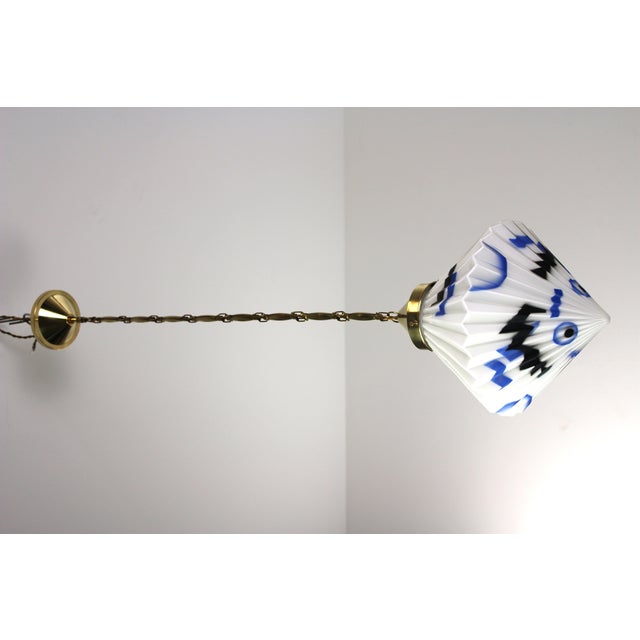 Art Deco Glass Lamp, 1920s For Sale - Image 3 of 16