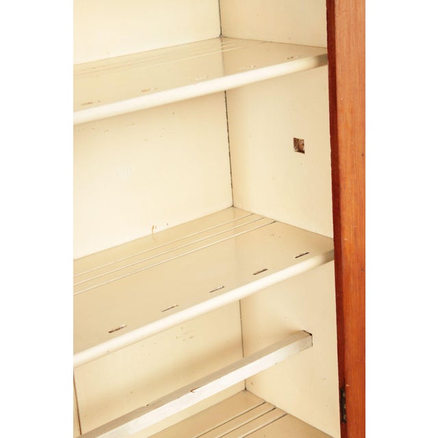 Antique American Cherry Dutch Cupboard Two Piece Hutch Cabinet For Sale - Image 9 of 18