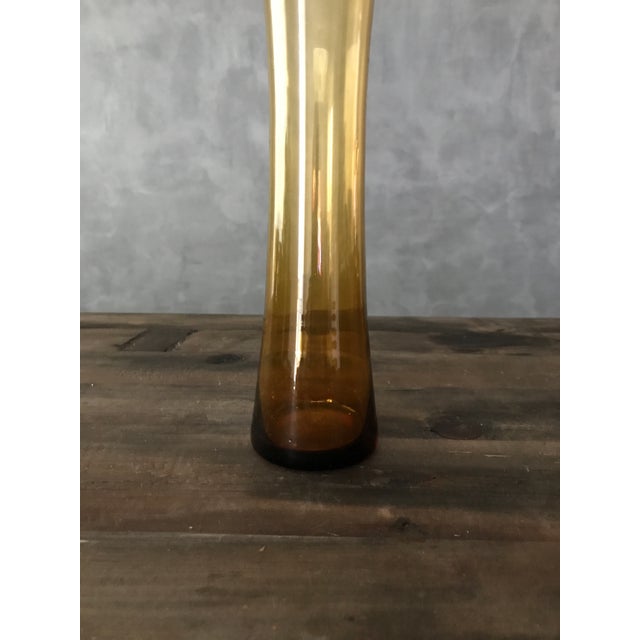 Thin Yellow Glass Vase Chairish