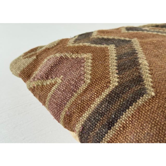 Early 20th Century Turkish Kilim Pillow For Sale In Palm Springs - Image 6 of 12