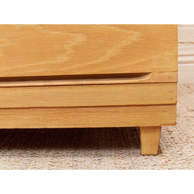 Copper Mid 20th Century Blonde Highboy Dresser For Sale - Image 8 of 12