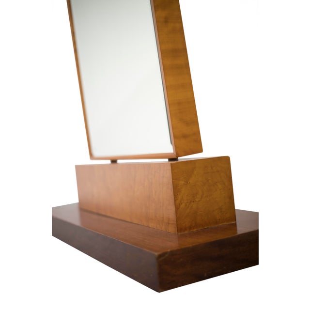 Art Deco Art Deco Cheval Mirror in Burl and Palisander Wood, France Circa 1930’s For Sale - Image 3 of 5