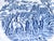 Myott Country Life Blue & White Dinner Plate For Sale - Image 4 of 7