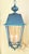 Metal Pair of Solid Verdigris Brass Hanging Lanterns. 14” X 14” X 33” For Sale - Image 7 of 16
