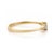 Metal Modernist Natural Diamond Cluster Stacking Ring Size 9 in 14k Yellow Gold For Sale - Image 7 of 15
