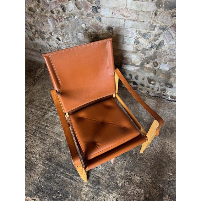 KK47000 Safari Chair in Ash with Cognac Leather by Kaare Klint for Carl Hansen & Søn For Sale - Image 11 of 18