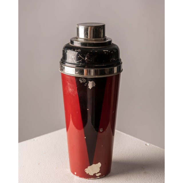 Art Deco Cocktail Shaker in the style of Jean Dunand, 1940 For Sale - Image 3 of 10