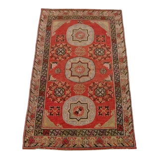 Antique Samarkand Tribe Rug 7'5'' X 4'1'' For Sale