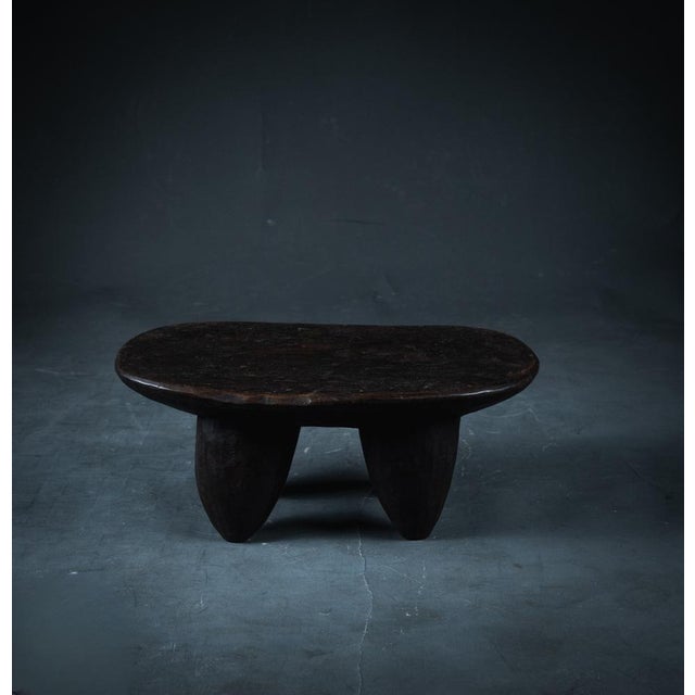 Senoufo Long Wooden Stool, Ivory Coast For Sale - Image 5 of 6