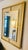 Port 68 Port 68 Bedford Wall Mirror in Sand Ostrich Fabric/Gold *In Box* For Sale - Image 4 of 7