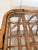 Boho Chic Vintage Bent Rattan Side Table with Smoked Glass For Sale - Image 3 of 7